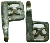 Ancient Roman Bronze Door Key Reference: Condition: Very Fine

Weight: 14.5 gr. Diameter: 37.7 mm