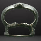 Ancient Roman military / legionary Belt Buckle c. 1st-3rd century AD. Reference: Condition: Very Fine

Weight: 2.03 gr. Diameter: 15.0 mm