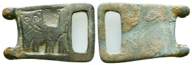 Ancient Roman military / legionary Belt Buckle c. 1st-3rd century AD. Reference: Condition: Very Fine

Weight:8.05 gr. Diameter: 37.4 mm