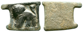 Ancient Roman military / legionary Belt Buckle c. 1st-3rd century AD. Reference: Condition: Very Fine

Weight: 10.6 gr. Diameter: 31.7 mm
