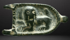 Ancient Roman military / legionary Belt Buckle c. 1st-3rd century AD. Reference: Condition: Very Fine

Weight: 4,64 gr. Diameter: 31,7 mm