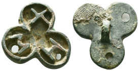 Byzantine Empire, Bronze Bread Stamp with Letters, Circa 5th-7th Century AD. Reference: Condition: Very Fine

Weight: 20.5 gr. Diameter: 31.7 mm