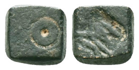 Byzantine Commercial Weights , Ae Reference: Condition: Very Fine

Weight: 2,89 gr. Diameter: 8,8 mm