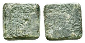 Byzantine Commercial Weights , Ae Reference: Condition: Very Fine

Weight: 4,04 gr. Diameter: 12,2 mm