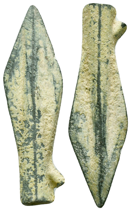 Ancient Arrow Heads, Ae Bronze, Reference: Condition: Very Fine

Weight: 6,80 ...