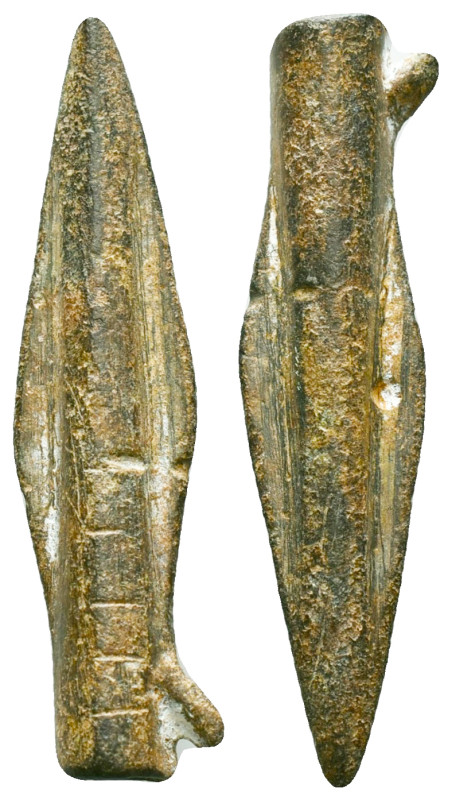 Ancient Arrow Heads, Ae Bronze, Reference: Condition: Very Fine

Weight: 4,51 ...