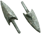 Ancient Arrow Heads, Ae Bronze, Reference: Condition: Very Fine

Weight: 11.5 gr. Diameter: 48.2 mm
