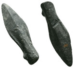 Ancient Arrow Heads, Ae Bronze, Reference: Condition: Very Fine

Weight: 4.14 gr. Diameter: 32.5 mm