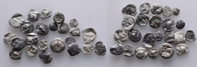 Lot of 23 Silver Obols(SOLD AS SEEN,NO RETURN.) Reference: Condition: Very Fine

Weight gr. Diameter: mm