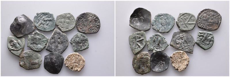 Lot of 11 Byzantine Coins(SOLD AS SEEN,NO RETURN.) Reference: Condition: Very Fi...