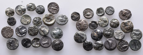 Lot of 20 Obols(SOLD AS SEEN,NO RETURN.) Reference: Condition: Very Fine

Weight gr. Diameter: mm