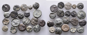 Lot of 20 Obols(SOLD AS SEEN,NO RETURN.) Reference: Condition: Very Fine

Weight gr. Diameter: mm