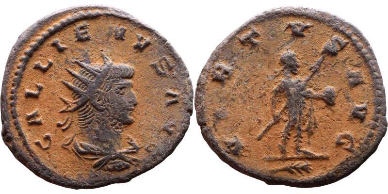 Roman coin – Gallienus (253-268). Bilon Antoninian.

20mm 3,03g

Artificial ...