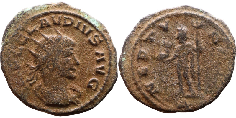 Roman coin – Claudius II Gothicus (268-270) – Bilon Antoninianus

19mm 2,71g
...