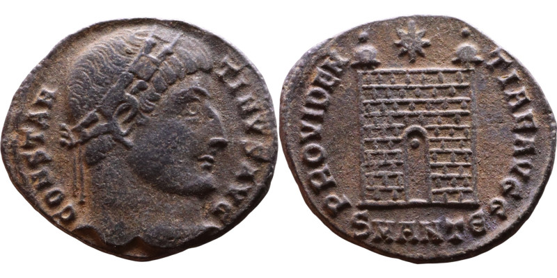 Constantine I The Great (306 - 337 AD). Follis. Obv.: CONSTANTINVS AVG, Laureate...