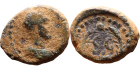 Antoninus Pius (138-161) Syria: Antioch  Bronze coin. Obv: bust of emperor. Rev: Large S C