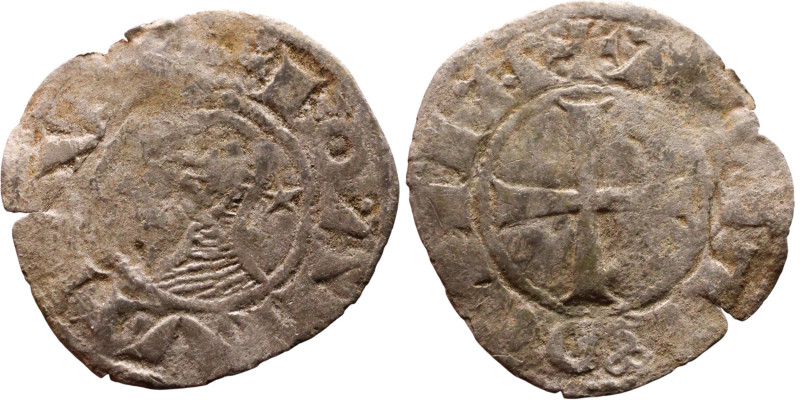 Principality of Antioch. Bohemond III (1163-1201) Denier. Antioch. Obverse: BOAИ...