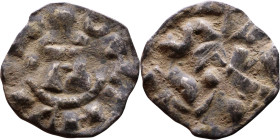 Italy: Lucca 1039-1125. Denari. Obverse: INPERATOR/ Monogram. Reverse: ENRICVS