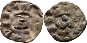 Italy: Lucca 1039-1125. Denari. Obverse: INPERATOR/ Monogram. Reverse: ENRICVS