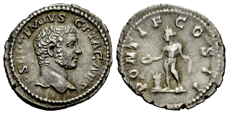 Geta. Denarius. 209 AD. Rome. (Ric-IV 59b). (Bmcre-579). (Rsc-114). Anv.: P SEPT...