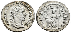 Philip I. Antoninianus. 244-247 AD. Rome. (Ric-IV 44b). (Rsc-169). Anv.: IMP M IVL PHILIPPVS AVG, radiate, draped and cuirassed bust to right. Rev.: R...