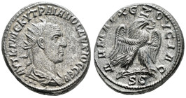Trajan Decius. Seleucis and Pieria. Tetradrachm. 249-251 d.C. Antioch. (Prieur-529 var). (McAlee-1116c var). Anv.: ΑΥΤ Κ Γ ΜЄ ΚΥ ΔЄΚΙΟϹ ΤΡΑΙΑΝΟϹ ϹЄΒ. ...