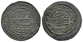 Hungary. Bela III. Follis. 1172-1196. (Huszár-73). Ae. 1,72 g. Imitating the style of the Almoravid dinars. Direct purchase from Guy Clarck (EEUU 2005...