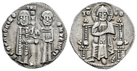 Italy. Venice. Pietro Gradenigo (1289-1311). Grosso. (Paolucci-2). Ag. 2,07 g. Puncture. Choice VF. Est...60,00. 

Spanish description: Italia. Vene...