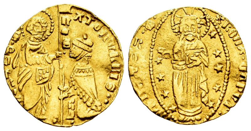 Italy. Venice. Roman Senate. 1 Ducato. 1350-1439. (Fried-2 (Vatican)). (Cni-595)...