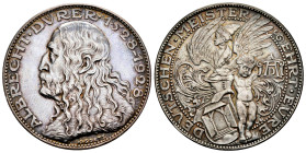 Germany. Medal. 1928. München. D. (Kienast-388). Ag. 24,77 g. 400th anniversary of his death Albrecht Dürer. By Karl Goetz. 36 mm. Almost MS. Est...12...