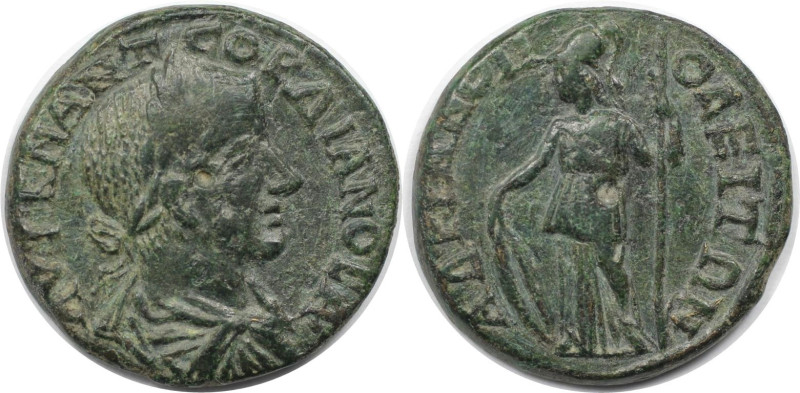 Römische Münzen, MÜNZEN DER RÖMISCHEN KAISERZEIT. Thrakien, Hadrianopolis. Gordi...