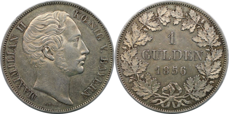 Altdeutsche Münzen und Medaillen, BAYERN / BAVARIA. Maximilian II. Joseph (1848-...