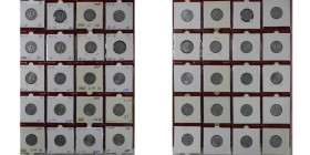 Deutsche Münzen und Medaillen ab 1945, Lots und Samllungen Deutsche Demokratische Republik bis 1990. Lot von 20 münzen (1950-1968). 20х10 Pfennig 1950...