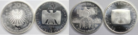 Deutsche Münzen und Medaillen ab 1945, Lots und Sammlungen. BUNDESREPUBLIK DEUTSCHLAND. 10 Euro 2002 G, 20 Euro 2021 F. KM 219, 406. Lot von 2 Münzen....
