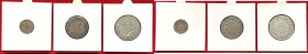 Weltmünzen und Medaillen, Ägypten / Egypt, Lots und Sammlungen. Muhammad V. Lot von 3 Münzen 1909-1914. Bild ansehen Lot