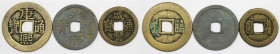 Weltmünzen und Medaillen, China, Lots und Sammlungen. Ming Dynastie Kaiser Ch'eng Tsu 1403-1424, Yung Lo, Cash, Schjöth # 1166 *Ss-Vz). Ch'ing Dynasti...