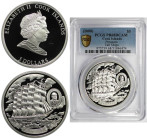 Weltmünzen und Medaillen, Cookinseln / Cook Islands. "Preussen". 5 Dollars 2008. 28,28 g. 0.999 Silber. KM 666. PCGS PR68DC