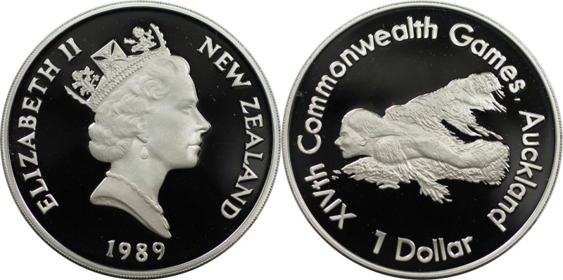 Weltmünzen und Medaillen, Neuseeland / New Zealand. XIV. Commonwealth Spiele. 1 ...