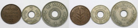 Weltmünzen und Medaillen, Palästina / Palestine, Lots und Sammlungen. 1 Mil und 5 Mils 1939, 10 Mils 1940. Lot von 3 Münzen. Bild ansehen Lot