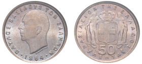 Greece, King Paul, 1947-1964. 50 Lepta, 1964, Vienna mint (KM80; Divo 120e).

Graded MS66 NGC.
