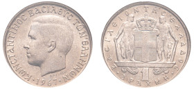 Greece, King Constantine II, 1964-1973. Drachma, 1967, First Type, Kremnitz mint (KM89).

Graded MS65 NGC.