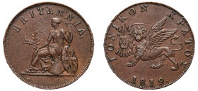 Greece, Ionian Islands, British Administration, 1809-1863. Obol, 1819, 9.43g (KM32).

Good very fine.