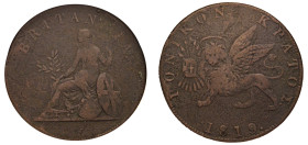 Greece, Ionian Islands, British Administration, 1809-1863. Obol, 1819 (KM32).

Graded F12 NNC (National Numismatic Certification).