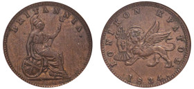 Greece, Ionian Islands, British Administration, 1809-1863. Lepton, 1834 (KM34).

Graded AU55BN NGC.