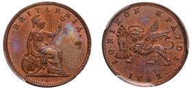 Greece, Ionian Islands, British Administration, 1809-1863. Lepton, 1862 (KM34).

Graded MS65BN PCGS.
