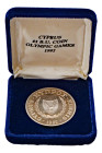 Cyprus, Republic, 1960-. Pound, 1992, Olympic Games Barcelona, 27.86g (KM67; Fitikides 235B).

Ucirculated, in original velvet blue case.

From the “C...