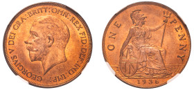 Great Britain, George V, 1936-1952. Penny, 1936, Royal mint (KM838; S-4055).

Graded MS65RD NGC.