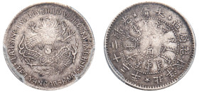 China, Chihli Province, Guangxu, 1875-1908. 1/2 Jiao (5 Cents), Year 23 (1897), redesigned dragon (KM-Y-61.2; LM-448).

Graded VF35 PCGS.

From the E....