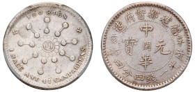 China, Fukien Province, Republic of China, 1912-1949. 2 Jiao (20 Cents), Year 48 (1911), (KM-Y-377; LM-299).

Graded XF Details, Cleaned PCGS.

From t...