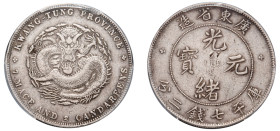 China, Kwangtung Province, Guangxu, 1875-1908. Yuan (Dollar), ND (1890-1908), (KM-Y-203; LM-133; Dav. 182).

Graded VF Details, Chop Mark PCGS.

From ...